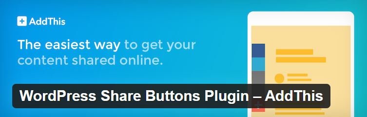 addthis wordpress share button plugin