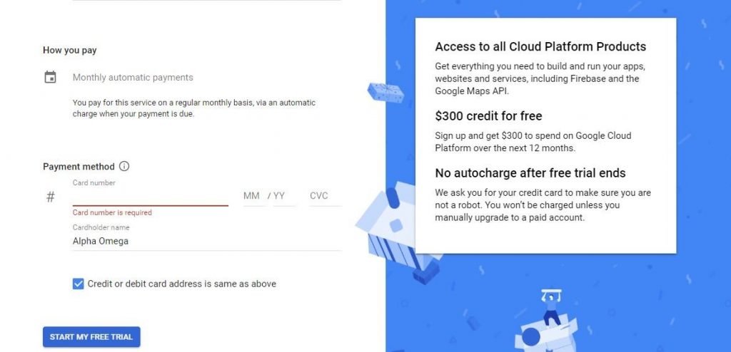 gcp billing details