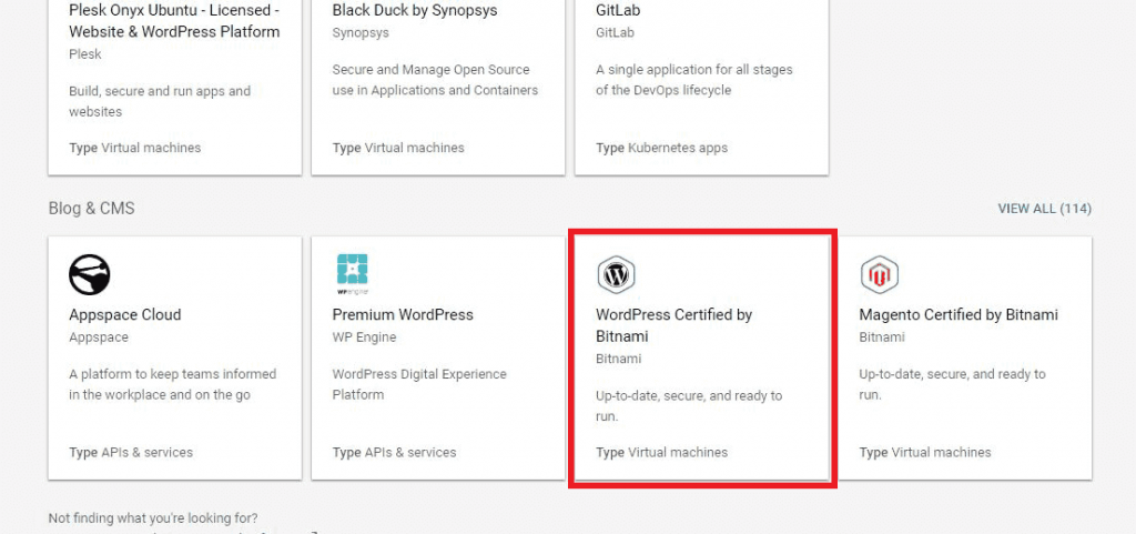 wordpress by bitnami